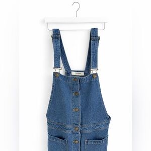 Blue Denim Women's Overall Dress